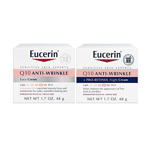 Eucerin Q10 creme facial antirrugas diurno + creme noturno