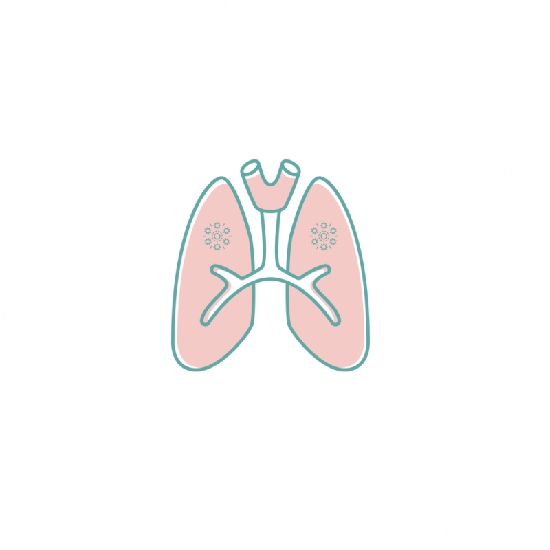 infecção respiratória pulmonar