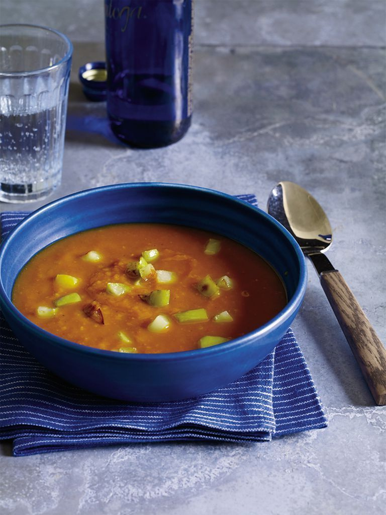 Sopa de Maçã-Abóbora com Curry
