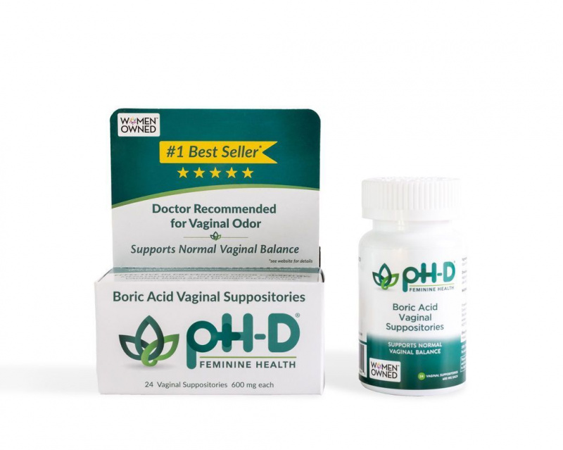 pH-D вагинални супозитории с борна киселина