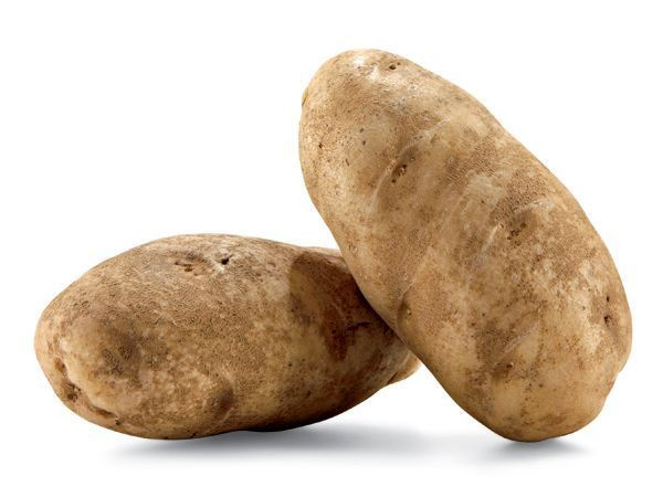 4. Batatas não orgânicas