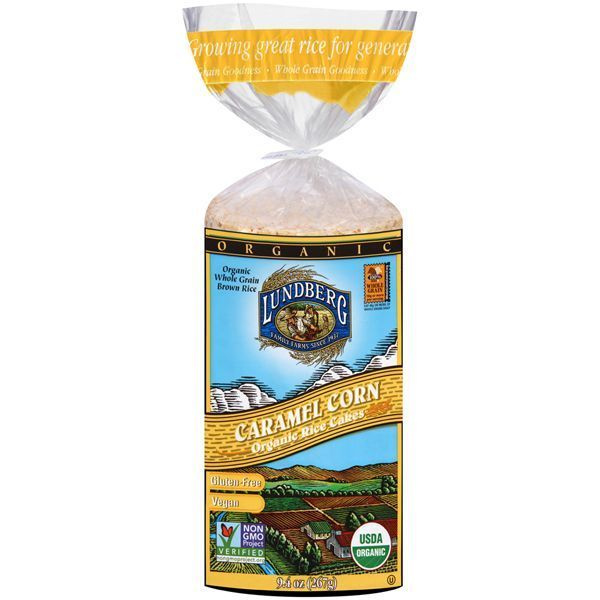 1. Pastís d’arròs orgànic de blat de moro Lundberg