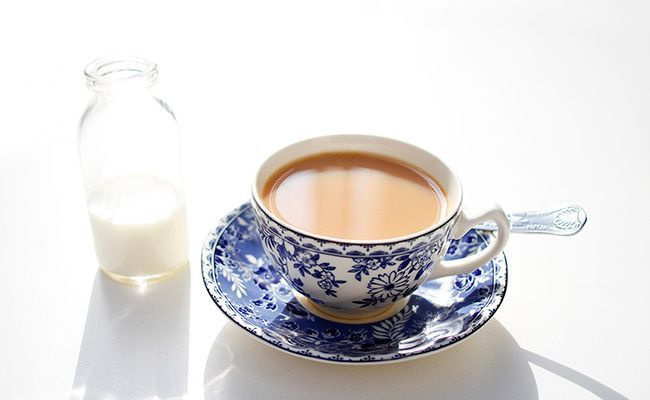 chá e leite