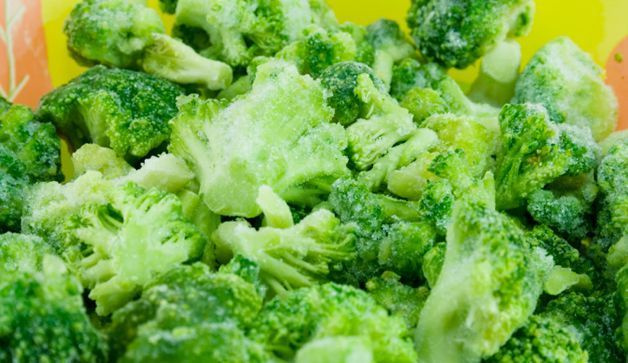 šaldytų brokolių