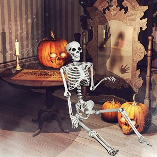 Giantex 5,4-fots halloween-skelett