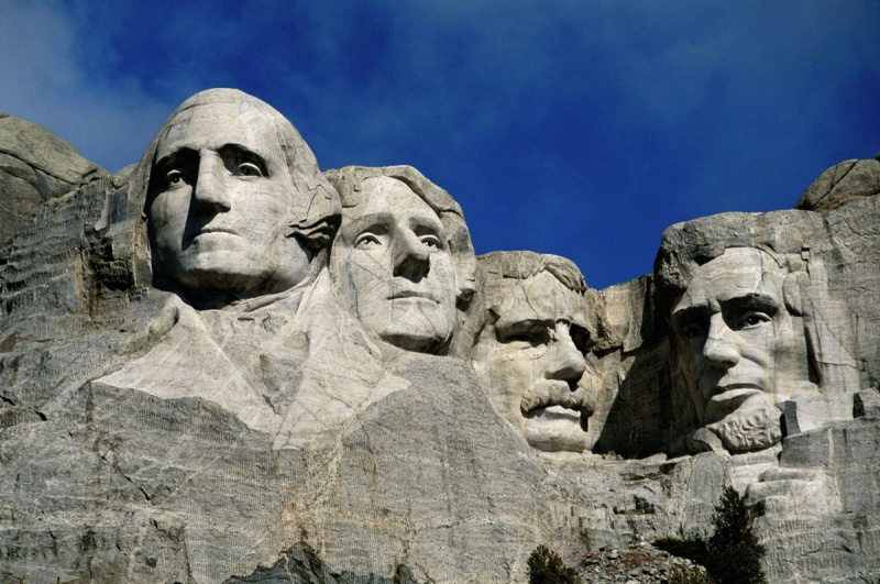 EUA, Dakota do Sul, memorial nacional do Monte Rushmore