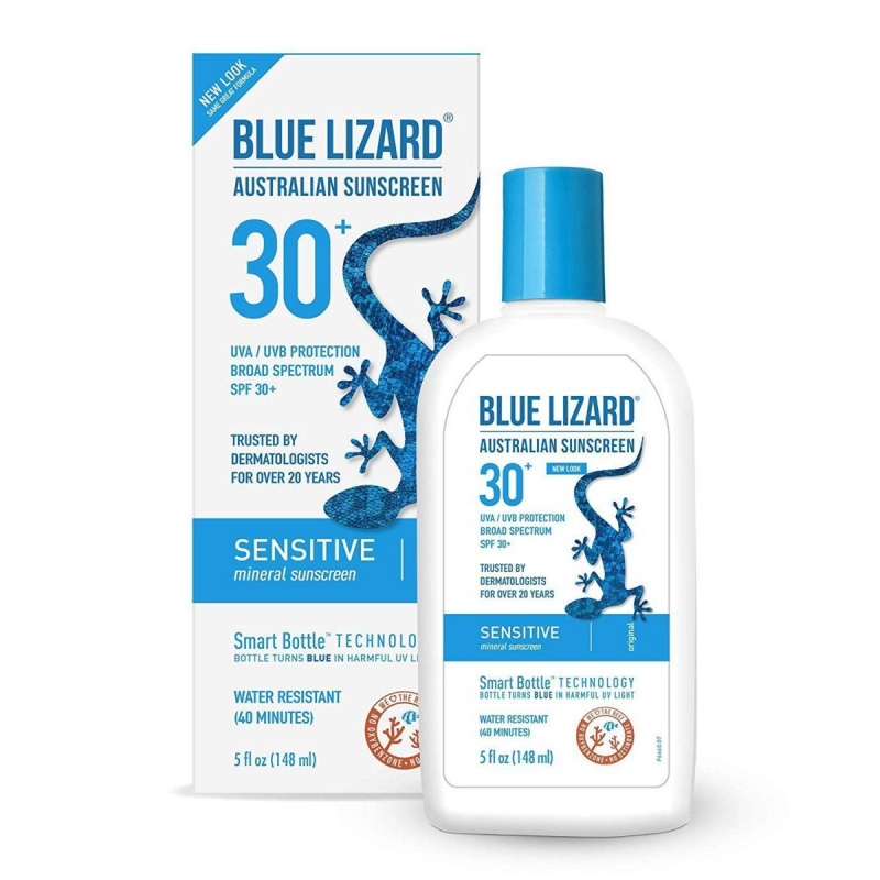 Австралийски слънцезащитен крем Blue Lizard, чувствителен SPF 30+
