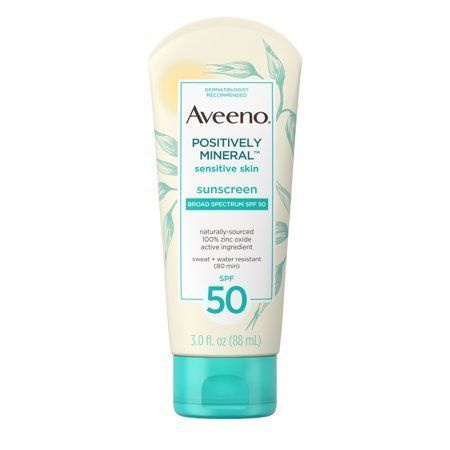 Aveeno положително минерален слънцезащитен крем за чувствителна кожа SPF 50