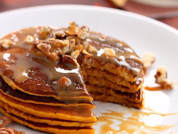 Apple Walnut Protein Pancakes -resepti